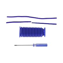 Cbtx Elektrikli Süpürge İçin 5 Adet / Yumuşak Peluş Şeritler + Mavi Hortum + T8 Tornavida