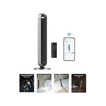 DREO Tower Fan 714S Akıllı Kule Tipi Vantilatör, 12 Hızlı, 25dB Sessiz Fan, 120° Salınımlı, WiFi ve Uygulama Kontrollü