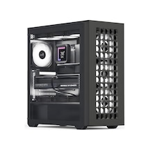 D502a, Mid-tower Kasa, Oyun Bilgisayarı Kasası, Airflow Mesh Ön Panel Tasarımı, 4 Rgb Fan Dahil, Atx Micro-atx Ve M