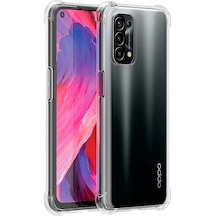 Oppo Reno A54 Kamera Korumalı Shockproof Darbe Emici Silikon Kılıf- 5775