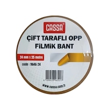 Çift Taraflı Opp Filmik Bant 24mmx25m