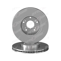Otozone Ön Fren Diski Hava Kanallı Honda Accord 2.0l R20a3 Cu1 Kasa 08- 296 Çap X 5 Bijon - Adet Disk Fiyatıdır 15498 45251tl1g00 45251tl1g01