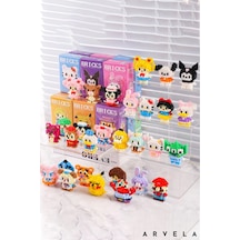 Sanrio Serisi: Kuromi & My Melody & Mavi Hello Kitty Üçlü Set - Eğitici Oyuncak Figür - Orijinal