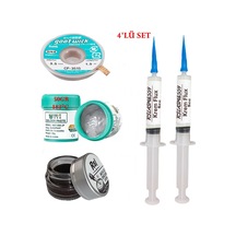 Best Krem Lehim 183 C 50gr Havya Uc Temizleyici Flux Lehim Toplama Cp-3515 Lehim Emme Teli Seti05