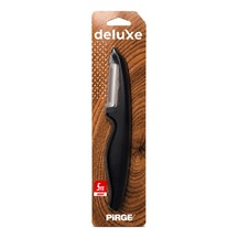 Pirge Paslanmaz Çelik Sebze Soyacağı Ergonomik Saplı Patates Meyve Sebze Soyucu Jülyen Soyacak Siyah & Kırmızı Renk Seçeneği 1 Adet Siyah