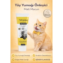 Vitpaw Malt Paste Tüy Yumağı Kontrolü ve Sindirim Desteği Kedi Malt Macunu 100 G