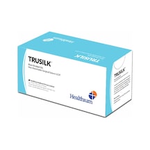 trusılk emilemeyen cerrahi iplik 4-0  1 paket [12 adet]
