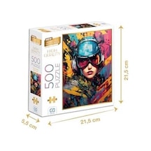 Pilot Kadın 500 Parça 2,2mm Kalınlık 48x33cm Profesyonel Hobi Puzzle Yapboz Serisi