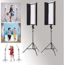 Deyatech Softbox Led Panel Pro Video Işık Makyaj Ve YouTuber Işık
