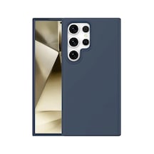 Samsung Galaxy S24 Ultra Uyumlu Kılıf First Silikon - Lacivert