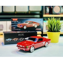 Wster WS-1967BT Ford Mustang GT 1967 Model Araba 10 W FM Radyo Bluetooth Hoparlör