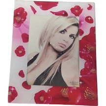 cam çerçeve 13*18 cm kırmızı