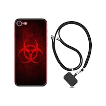 Apple Uyumlu iPhone 6 6S Kılıf Boyun Askılı Virus 1654