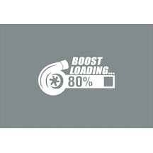 Boost Loading Oto Sticker Beyaz 20 10 Cm