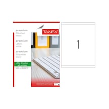 Tanex Tw-2100 Laser Etiket 100'lü Paket
