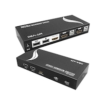 Powermaster Pm-14742 2 Port Hdmı Kvm Switch Ultra Hd 4k Kasa Çoklu Bilgisayar Kontrol Cihazı