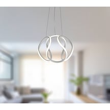 Tt306-35-by Tt Aydınlatma Gün Işığı Kavis Mat Beyaz Led Avize Beyaz