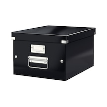 Leitz 60440095 Orta Boy Saklama Ve Taşıma Kutusu A4, Click Ve St Siyah