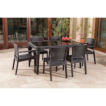 Bintaşmobilya Rattan Dış Mekan Masa Sandalye Takımı Venge