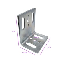 Alüminyum Cephe L Ankraj Demiri 4 Mm 120 MM