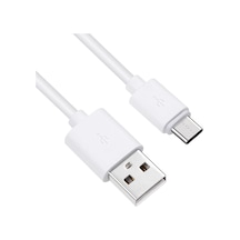 Type-c Şarj Kablosu 18w 3.0a Type C To Usb Hızlı Şarj Kablosu Tonex, Beyaz Standart
