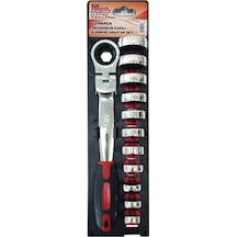 Nt Tools Ncta13kas Değişebilir Kafalı Mafsallı Kombine Anahtar Seti 13 Parça