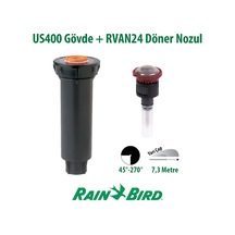 Rain Bird Rvan24 Döner Nozul Açı Ayarlı 5,2 - 7,3 Mt. Ve 1804 Profesyonel Sprey Gövde Seti