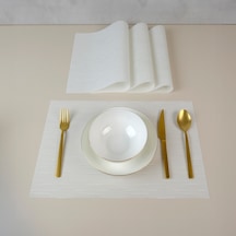 Maxstyle Bamboo Chalk 4 Parça Amerikan Servis 30x45 Cm Renkli