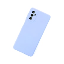 Samsung Galaxy Uyumlu - M52 5g Kılıf Nano İçi Kadife Silikon - Lila