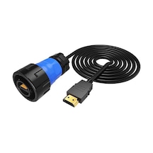 YM24-HDMI-MP-MP-3M-001 Su Geçirmez HDMI Konnektör - Erkek
