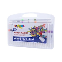 Akrilik Marker Kalem Seti 48 Renk