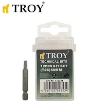 Troy 22245 Torx Bits Uç Seti T 25X50Mm