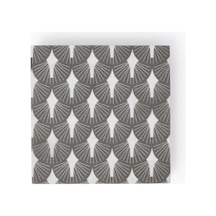 Yargıcı Çiçek Desenli Kare Bardak Altlığı 10x10 Cm 26knhs1019m St