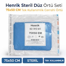 Henrik 75x50 Steril Deliksiz Düz Örtü 10 Adet