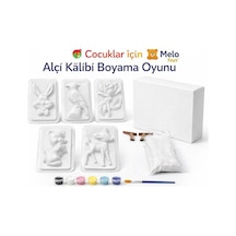 Eğitici Alçı Kalıbı Boyama Seti - Çocuklar İçin Yaratıcı Sanat Ve El Becerisi Oyunu