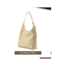 Armine 413 Çanta Örgü Krem