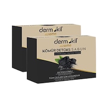 Dermokil Kömürlü  Doğal Katı Sabun 2 x 100 G