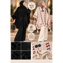 Genel Markalar Novea Scarf Efsane 2li Triko Panço Seti Çok Renkli - 942744296 Çok Renkli