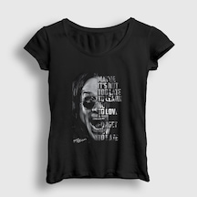 Presmono Kadın Not Too Late Ozzy Osbourne T-shirt Siyah