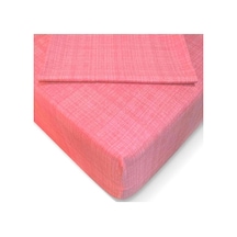 Özlü Fitted Lastikli Tek Kişilik Çarşaf Seti (100x200)-Somon