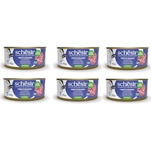 Schesir Ton Ve Sığır Tam Ve Dengeli Kedi Konserve Jöleli 140 Gr. X 6 Adet