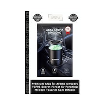 Premium Araç İçi Aroma Difüzörü Tcf01 Secret Forest Ev Ferahlığı Modern Tasarım Cam Difüzör