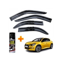 Peugeot 208 Mügen Cam Rüzgarlığı 2020 Sonrası 4 Lü Takım +500ml Lastik Parlatıcı