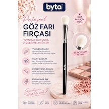 Profesyonel Göz Farı Fırçası Yumuşak Kıllı Far Dağıtma Ve Karıştırma Makyaj Fırçası
