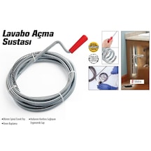 Lunaev Lavabo Ve Gider Boruları Açacağı - Lavabo Açma Sustası - 8metre 1000'li Set