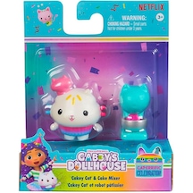 Gabbys Dollhouse Cakey Cat And Cake Mixer Figür Ve Aksesuar Seti 20149925