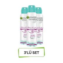 Garnier Mineral Ultra Kuru Sprey Deodorant 3'lü Set