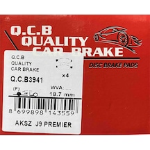 Q.C.B Beşer 3941 Ön Fren Balatası J9 Premier 2.8