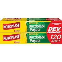 2 Adet Koroplast Buzdolabı Poşeti Orta Dev Ekonomi 120 Li