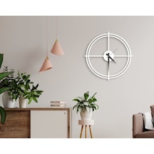Bk Home Dekoratif 45Cm Ahşap Duvar Saati-60